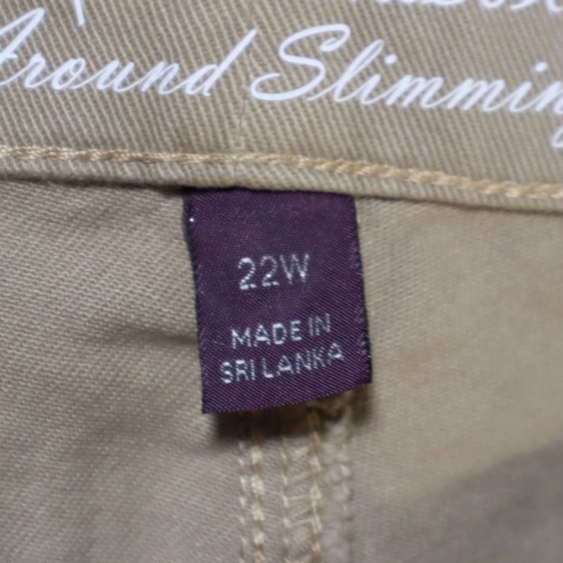 Gloria Vanderbilt Gloria Vanderbilt Stretch Amanda Cotton Twill Golf Shorts Tan Women's 22 Size 40" / US 18 - 5 Thumbnail