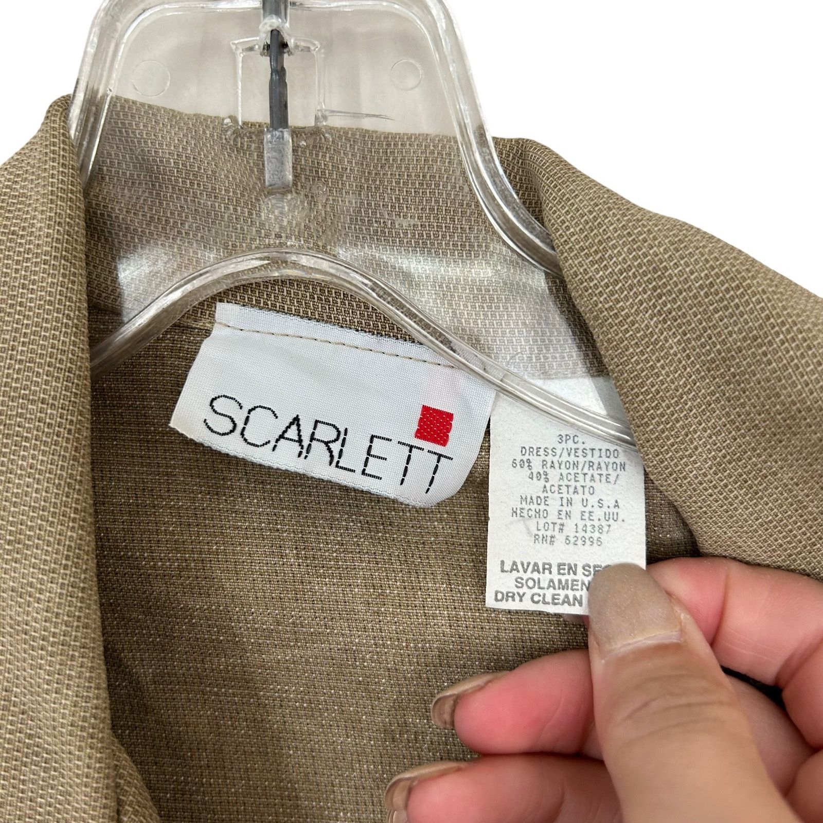 Vintage Vintage Scarlett Zipper Front Polo Dress Sz S Size S / US 4 / IT 40 - 2 Thumbnail