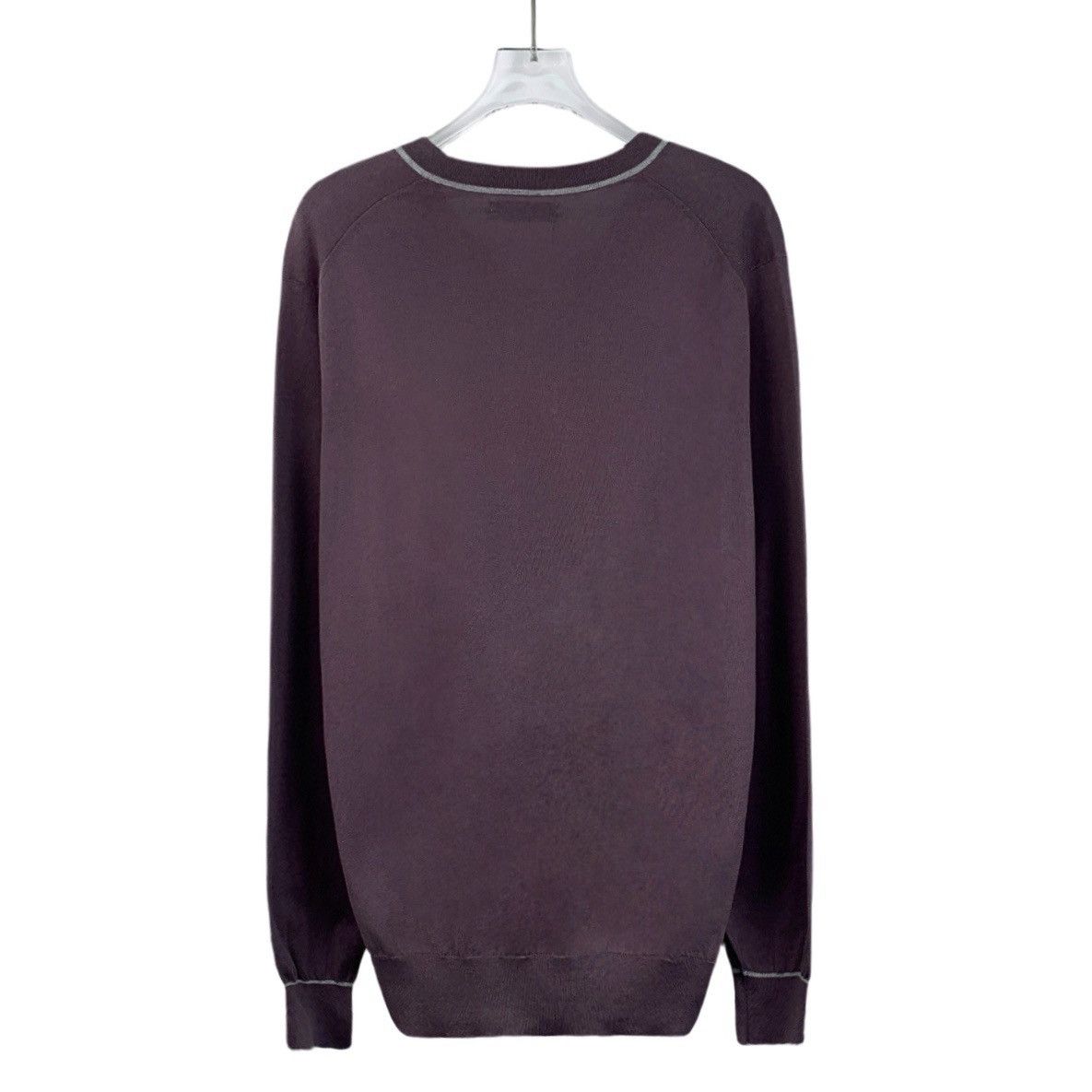 Brunello Cucinelli Brunello Cucinelli Long Sleeve Knit Sweater K26WX Size US L / EU 52-54 / 3 - 2 Thumbnail