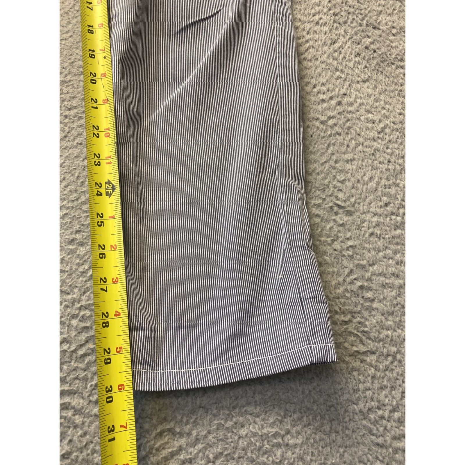 Tommy Hilfiger Tommy Hilfiger Pants Women Size 8 Gray Striped Crop 30in Inseam Casual Party Travel Womens Size 30" / US 8 / IT 44 - 4 Thumbnail
