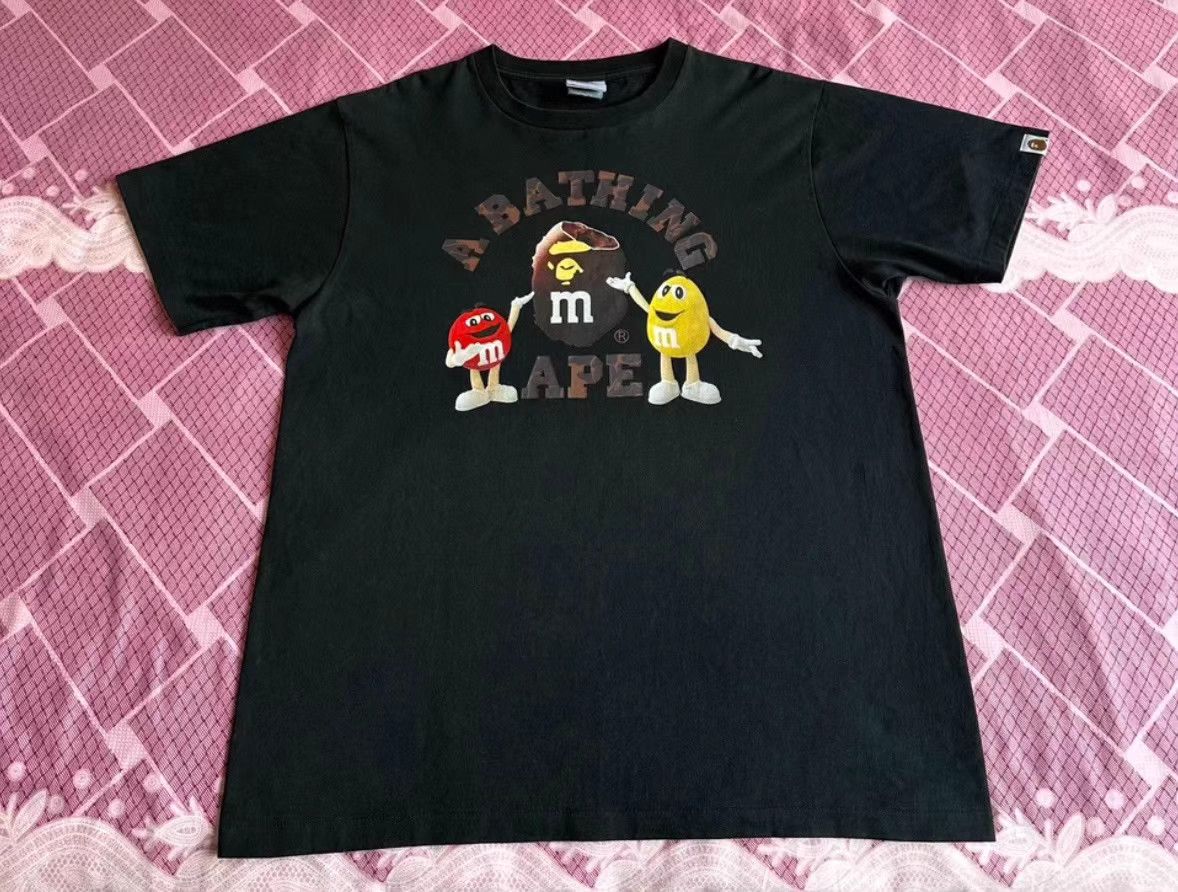 Bape BAPE × M&MS Collaboration Short Sleeve T-Shirt K5 Size US L / EU 52-54 / 3 - 1 Thumbnail