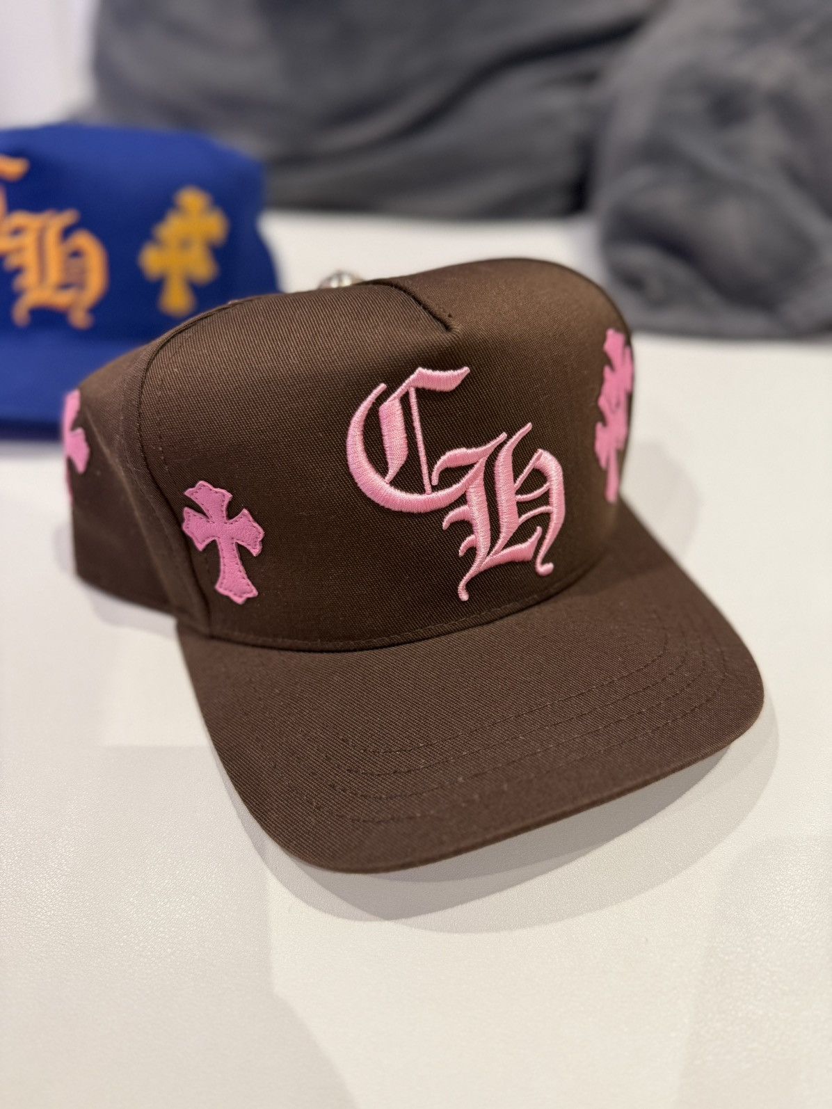 Chrome Hearts Chrome hearts FUCK hat pink | Grailed