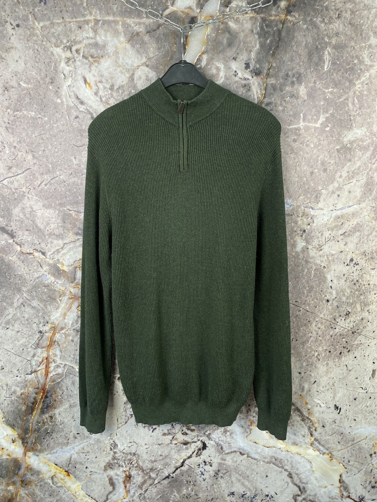 Other Savile Row Company London 1/4 Zip Pullover With Cashmere Size US L / EU 52-54 / 3 - 1 Thumbnail