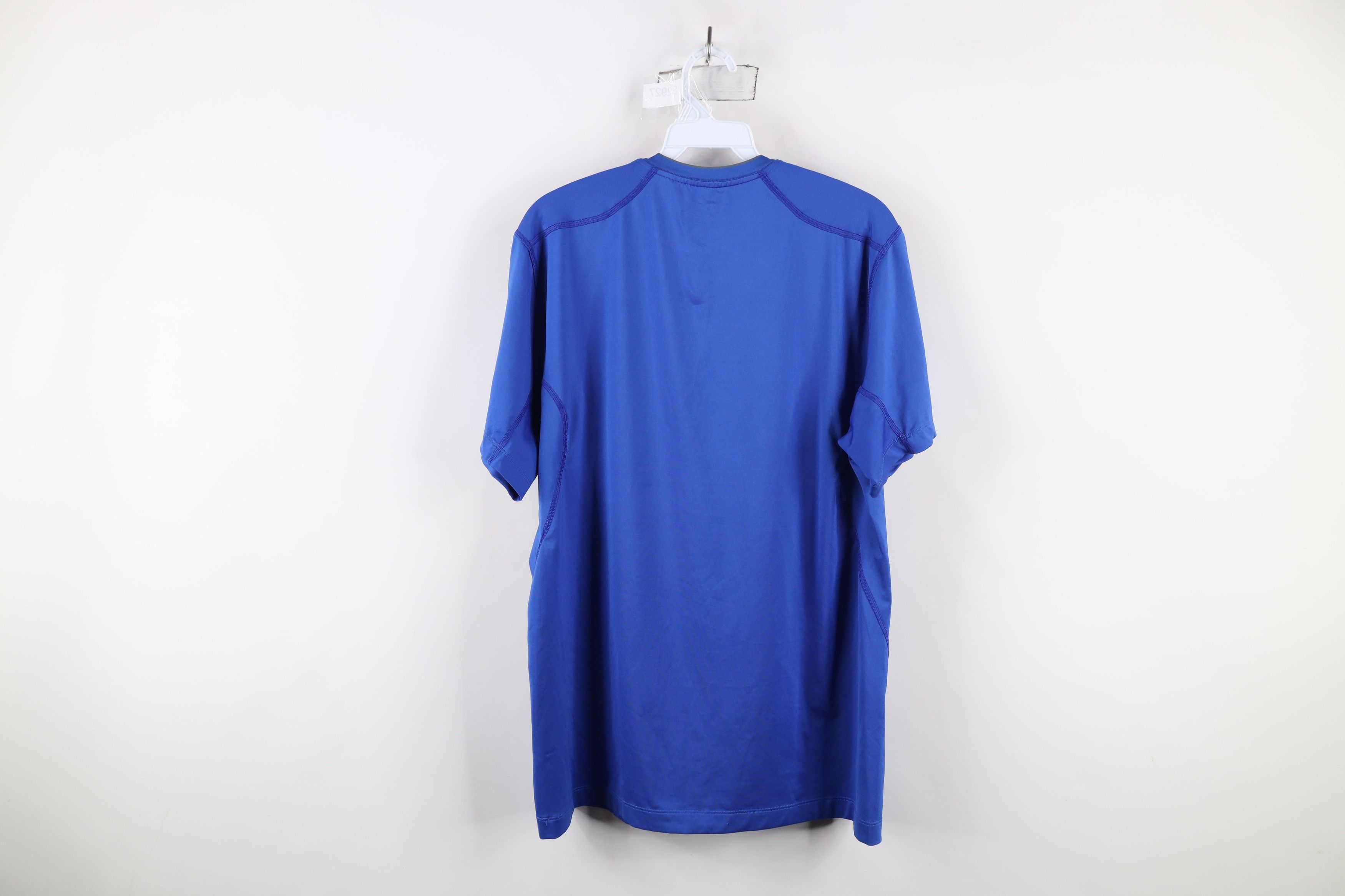 Nike × Vintage Nike Pro Combat Compression Gym Training T-Shirt Royal Blue Size US L / EU 52-54 / 3 - 12 Thumbnail