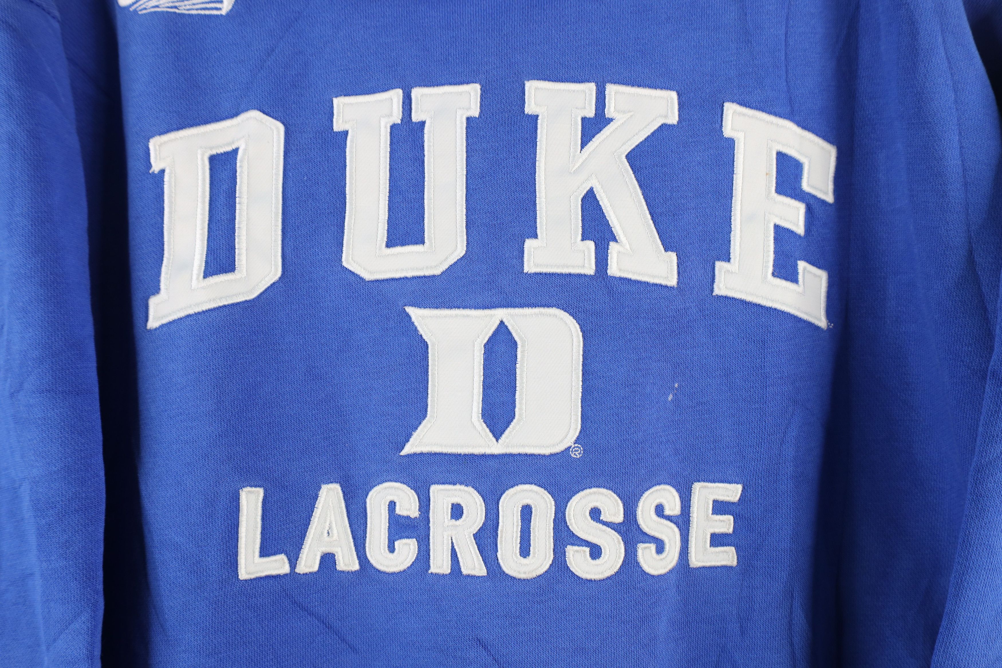 Nike Vintage Nike Mini Swoosh Duke University Lacrosse Hoodie Size US M / EU 48-50 / 2 - 4 Thumbnail