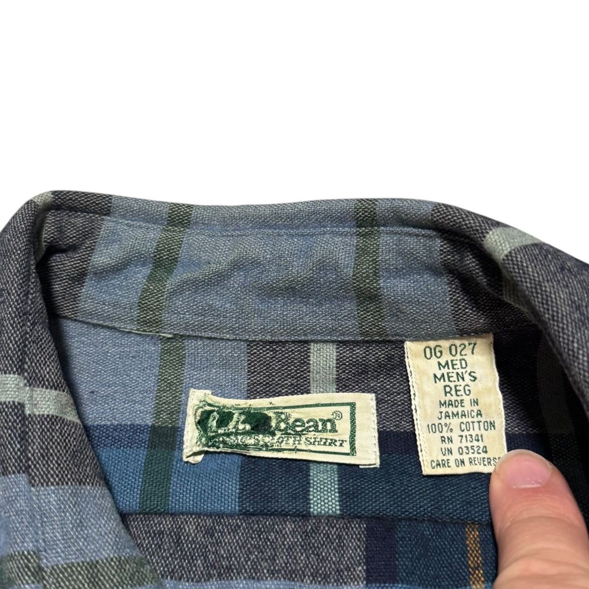 L.L. Bean Vintage L.L. Bean Plaid Button Down Shirt Men's M Oversized Size US M / EU 48-50 / 2 - 4 Thumbnail