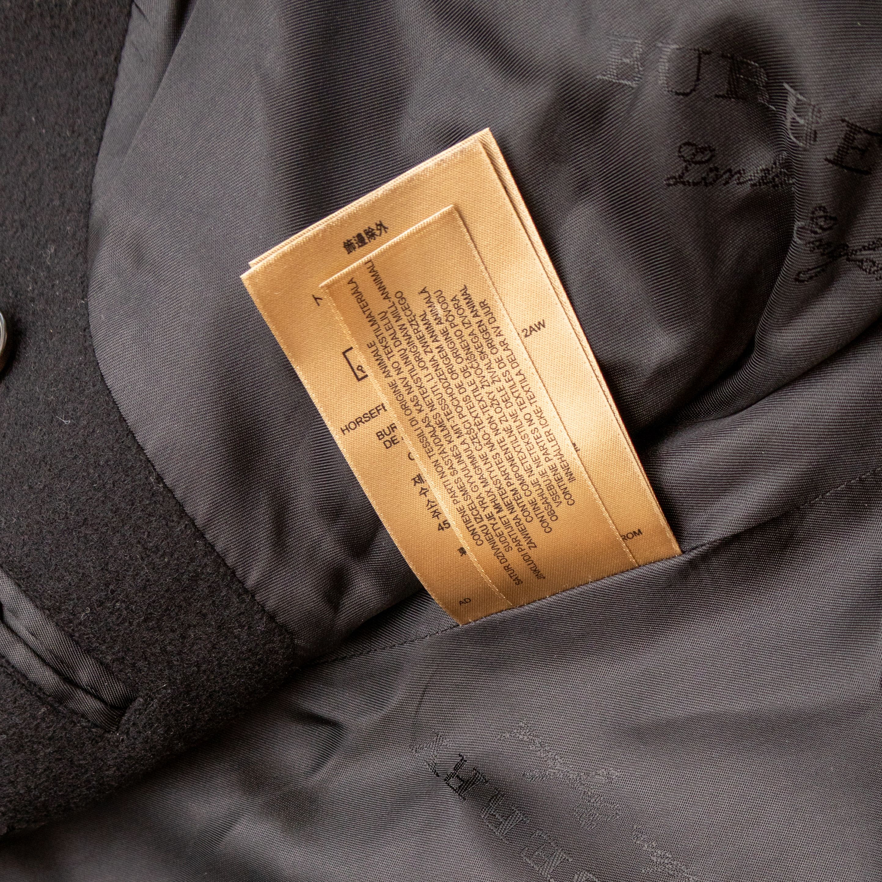 Burberry Burberry London Black Wool Cashmere Overcoat Mens Size 52 Size US L / EU 52-54 / 3 - 12 Thumbnail