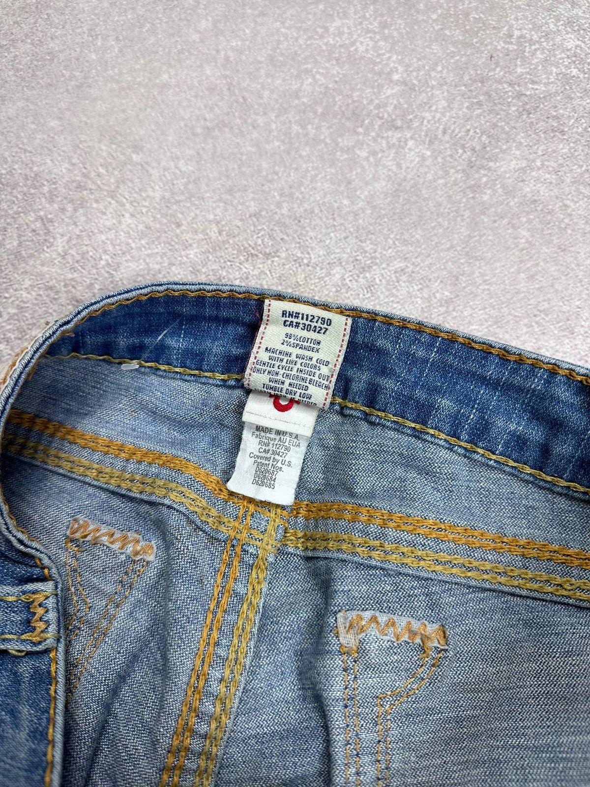 True Religion Vintage True Religion Y2K Chief Keef Style Baggy Jeans 27 Size US 27 - 10 Thumbnail