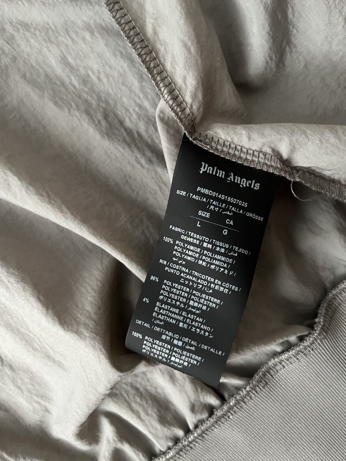 Palm Angels Palm Angels Grey and Orange Track Jacket Size US L / EU 52-54 / 3 - 4 Thumbnail