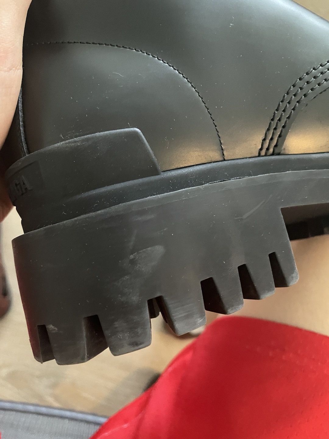 Balenciaga Strike Bootie L20 New Matt Smooth Calf
