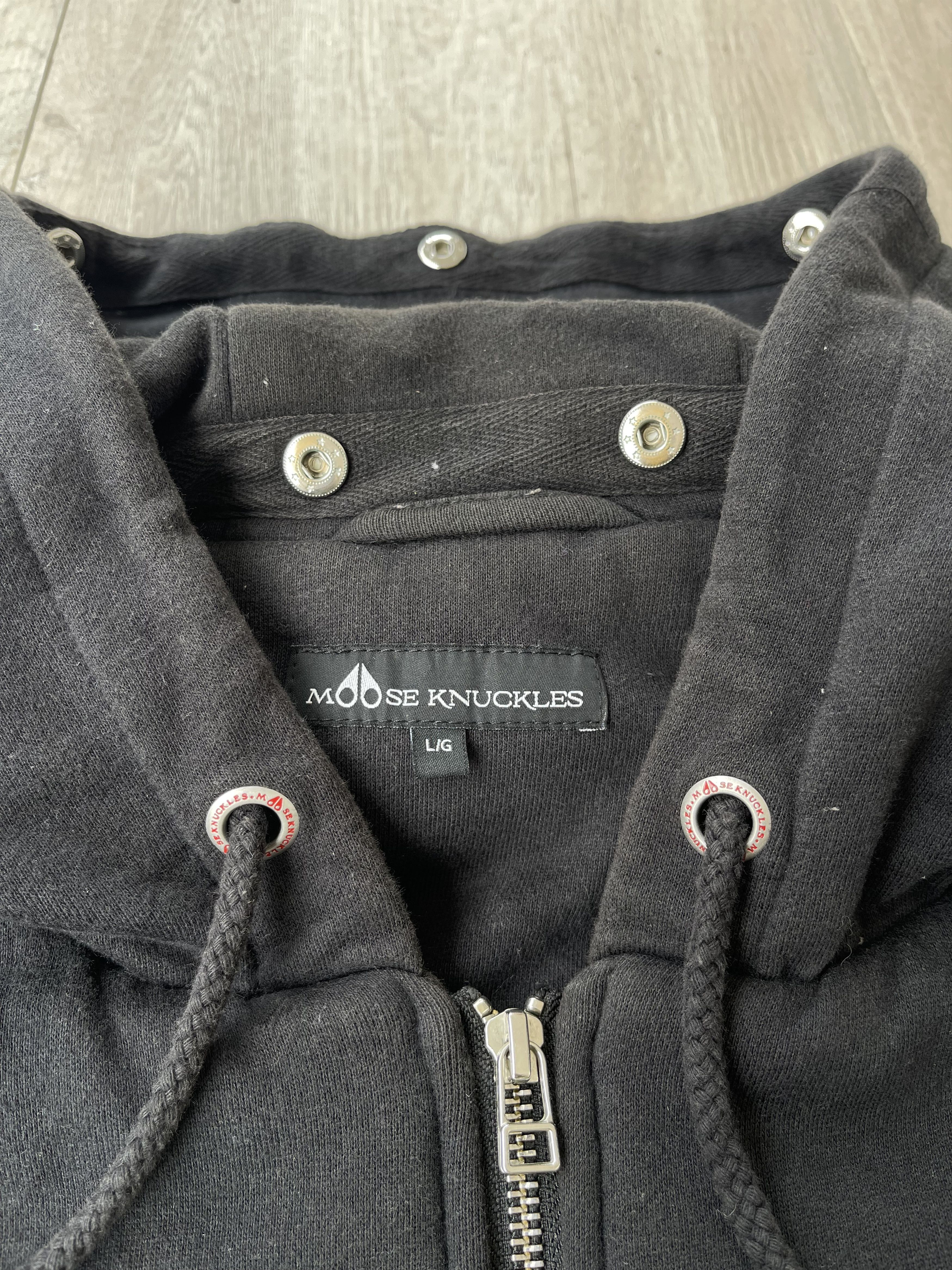 Moose Knuckles Moose Knuckles Zipper Hoodie Bomber Size US L / EU 52-54 / 3 - 5 Thumbnail