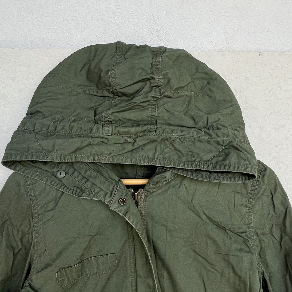 Other Vintage Natural Beauty Basic Green Colour Hooded Jacket L Size US L / EU 52-54 / 3 - 4 Thumbnail
