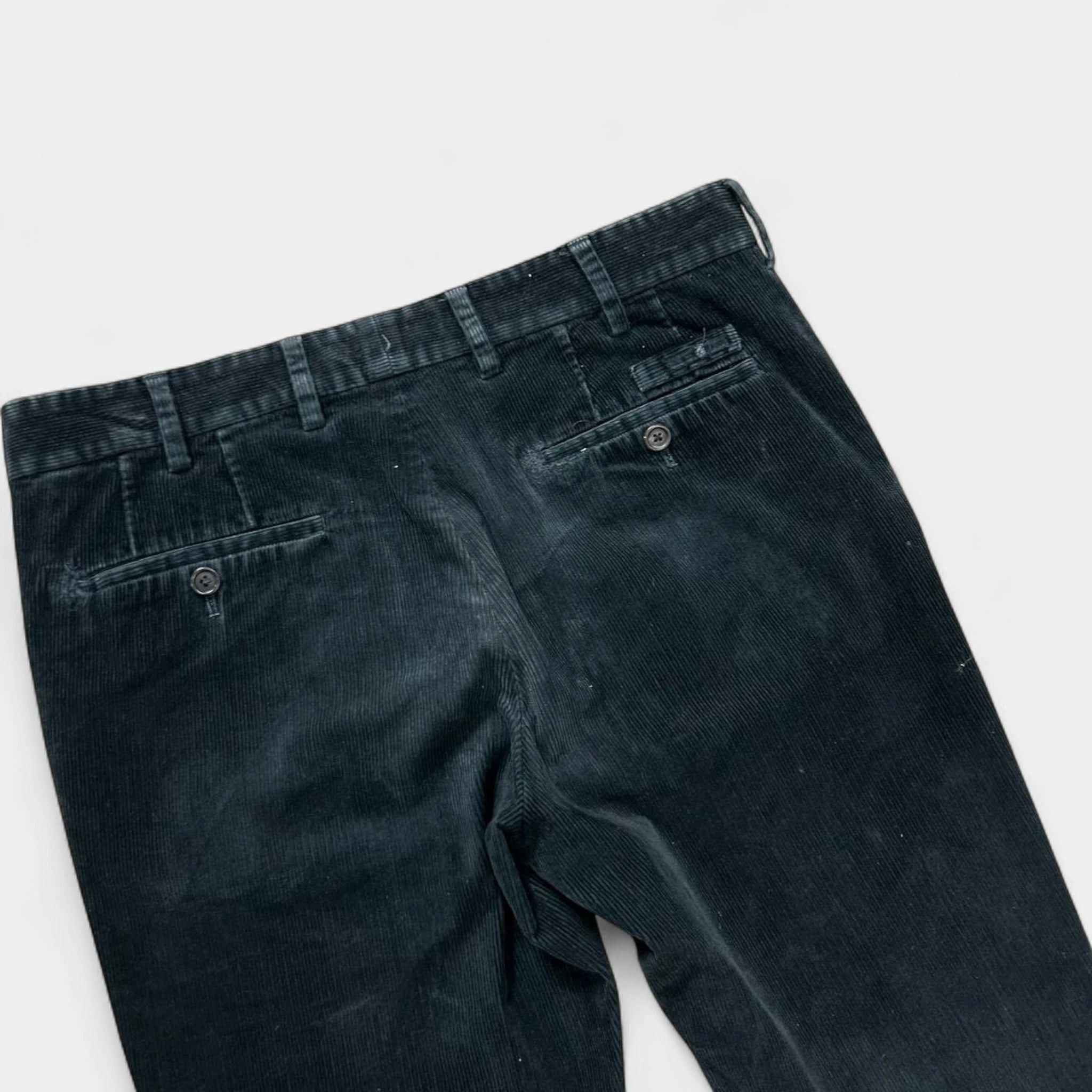 Prada Prada 2000s Vintage Dark Green Corduroy Pants Size US 34 / EU 50 - 6 Thumbnail