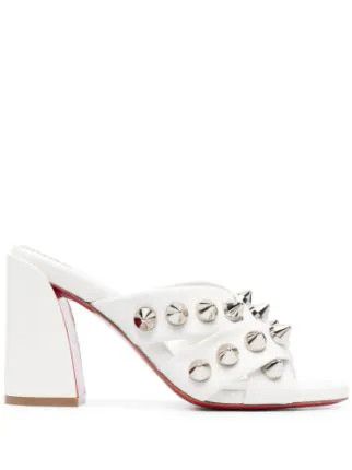 Christian Louboutin o1s1wg110924 Spika Club Pumps in White Size US 10 / IT 40 - 1 Preview