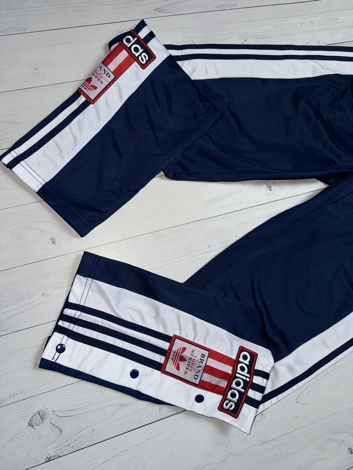 Vintage Vintage Adibreak pants rare navy size S/M Size US 32 / EU 48 - 3 Thumbnail