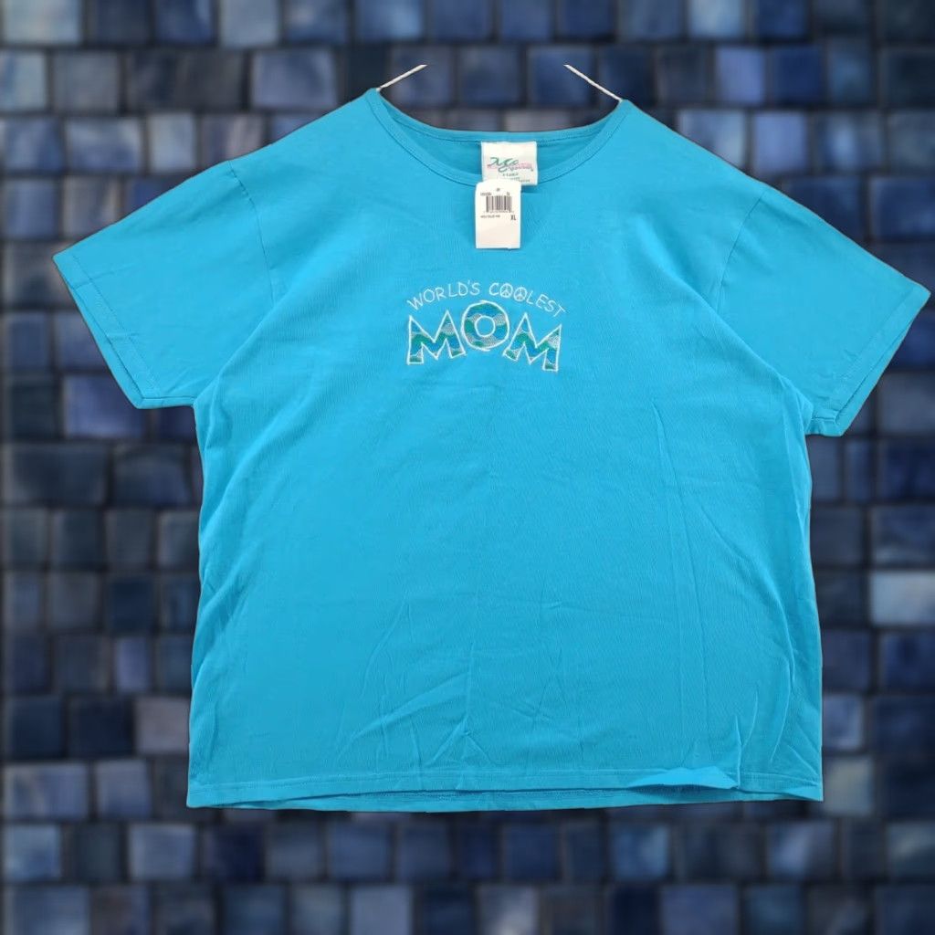 Vintage VINTAGE M&C Energy World's Greatest Mom Embroidered t-Shirt Women's XL Peace NEW Size XL / US 12-14 / IT 48-50 - 1 Thumbnail