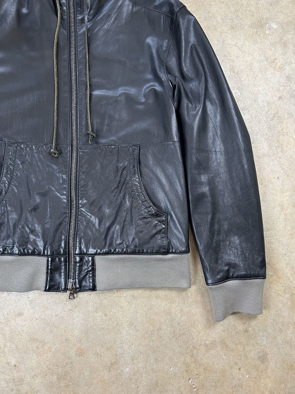 Isamu Katayama Backlash Isamu katayama Backlash leather hoodie Size US M / EU 48-50 / 2 - 5 Thumbnail