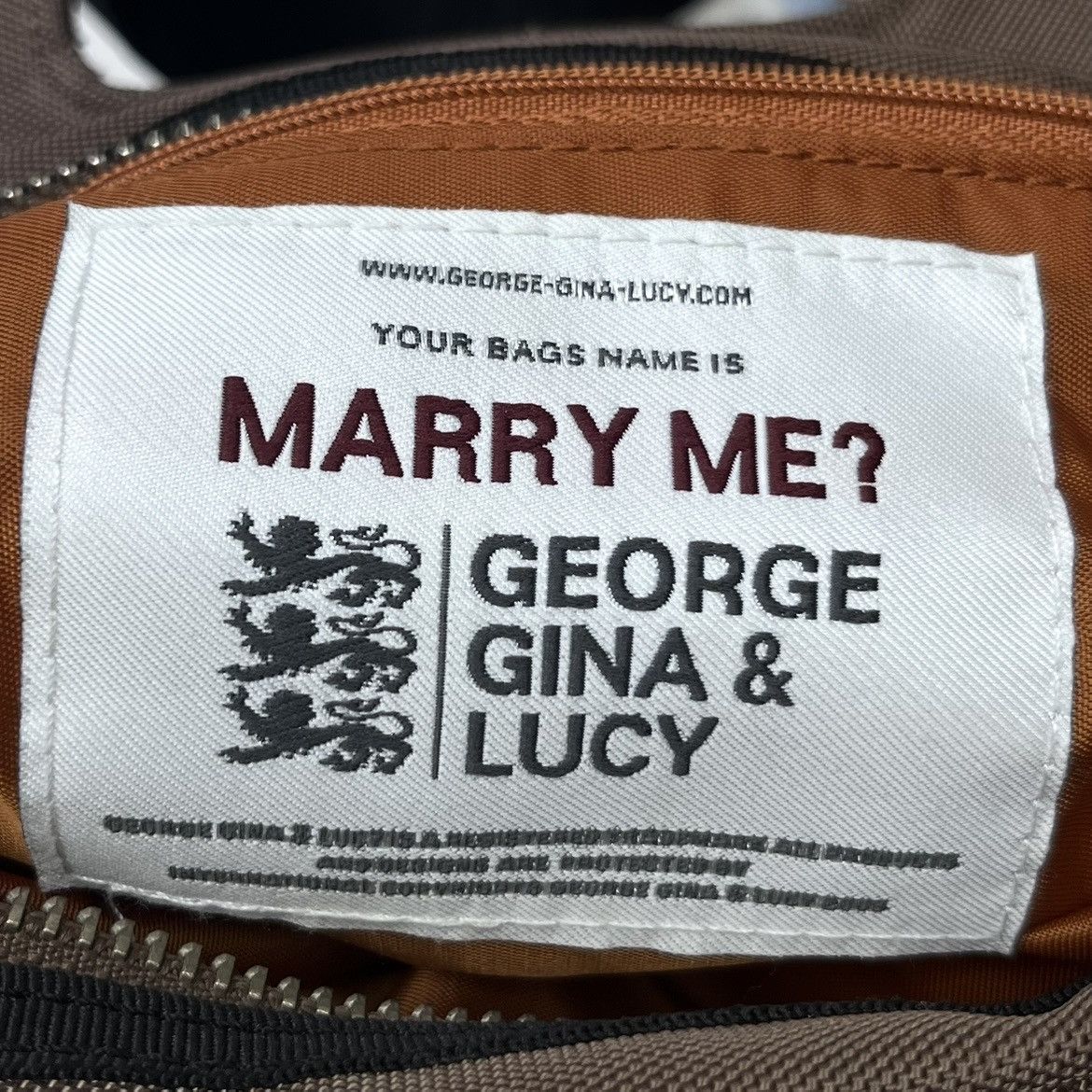 George Gina & Lucy Vintage George Gina Lucy GGL Marry Me? Bag Alyx Size ONE SIZE - 8 Thumbnail