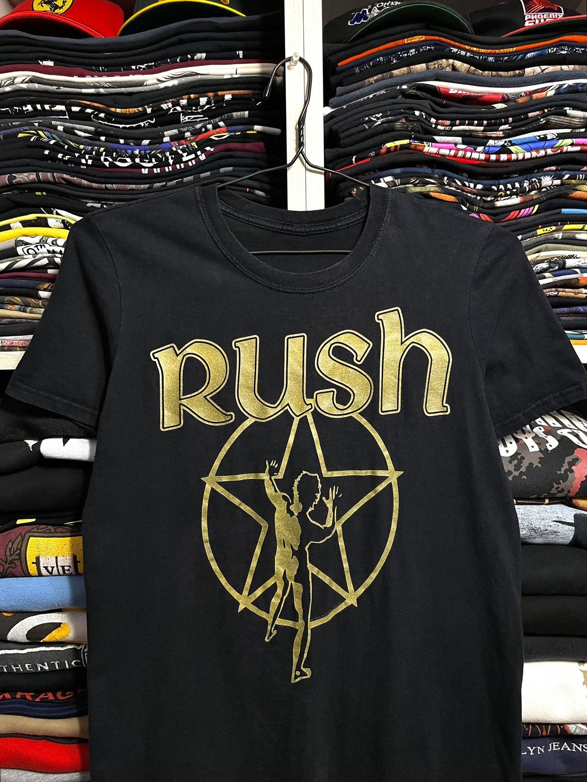 Band Tees Vintage Y2K Rush 2112 Album Starman Rock Band T-Shirt Size US S / EU 44-46 / 1 - 2 Thumbnail
