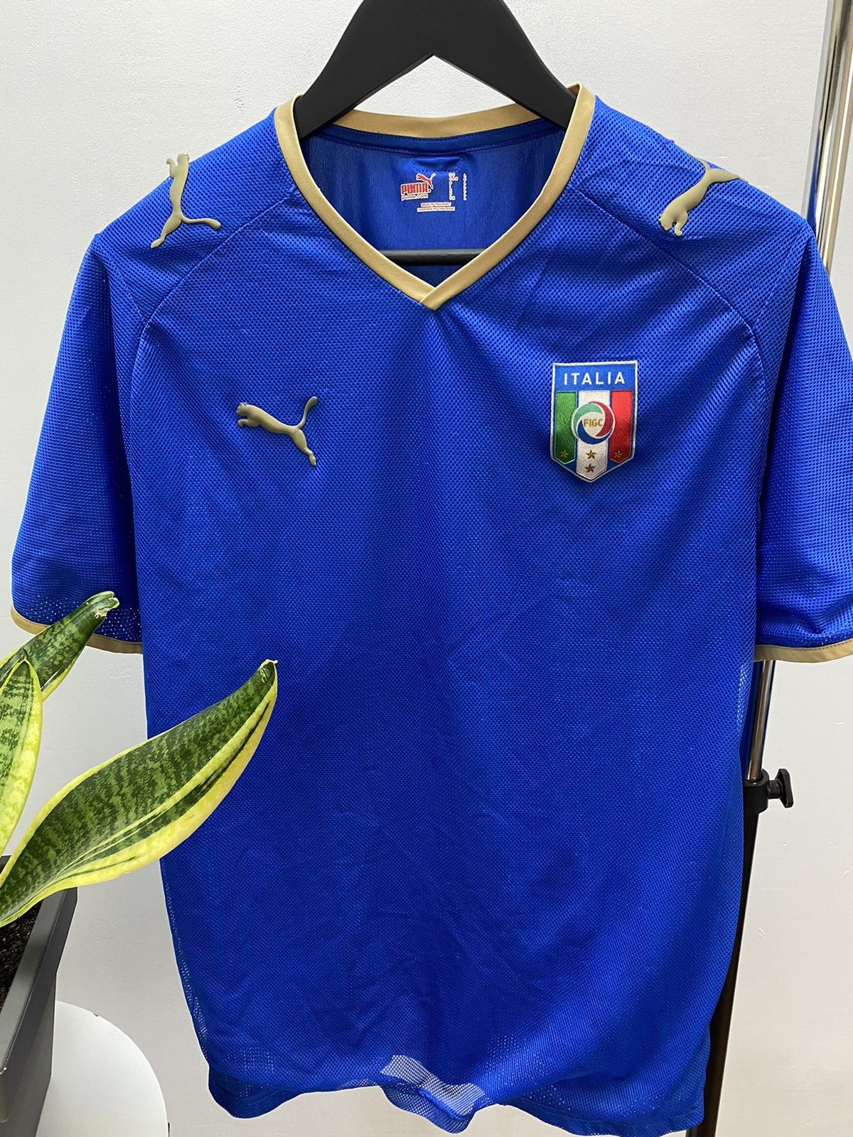 Puma ITALY 2008/2009 HOME FOOTBALL SHIRT SOCCER JERSEY PUMA Size US L / EU 52-54 / 3 - 8 Thumbnail