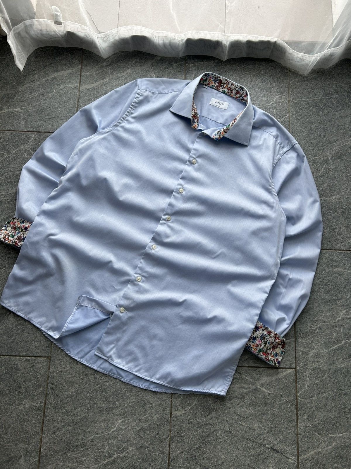 Eton Vintage shirts eton man’s Size US L / EU 52-54 / 3 - 10 Thumbnail