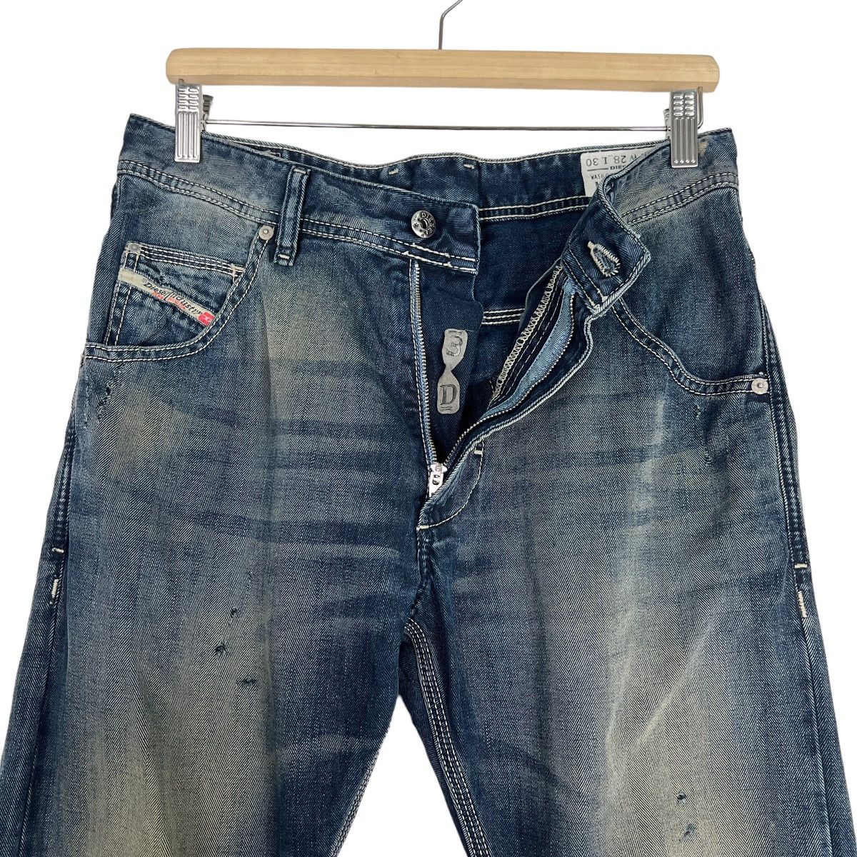 Diesel 🔥 DIESEL DYED WASH KROOLEY REGULAR SLIM CARROT Size US 30 / EU 46 - 12 Thumbnail