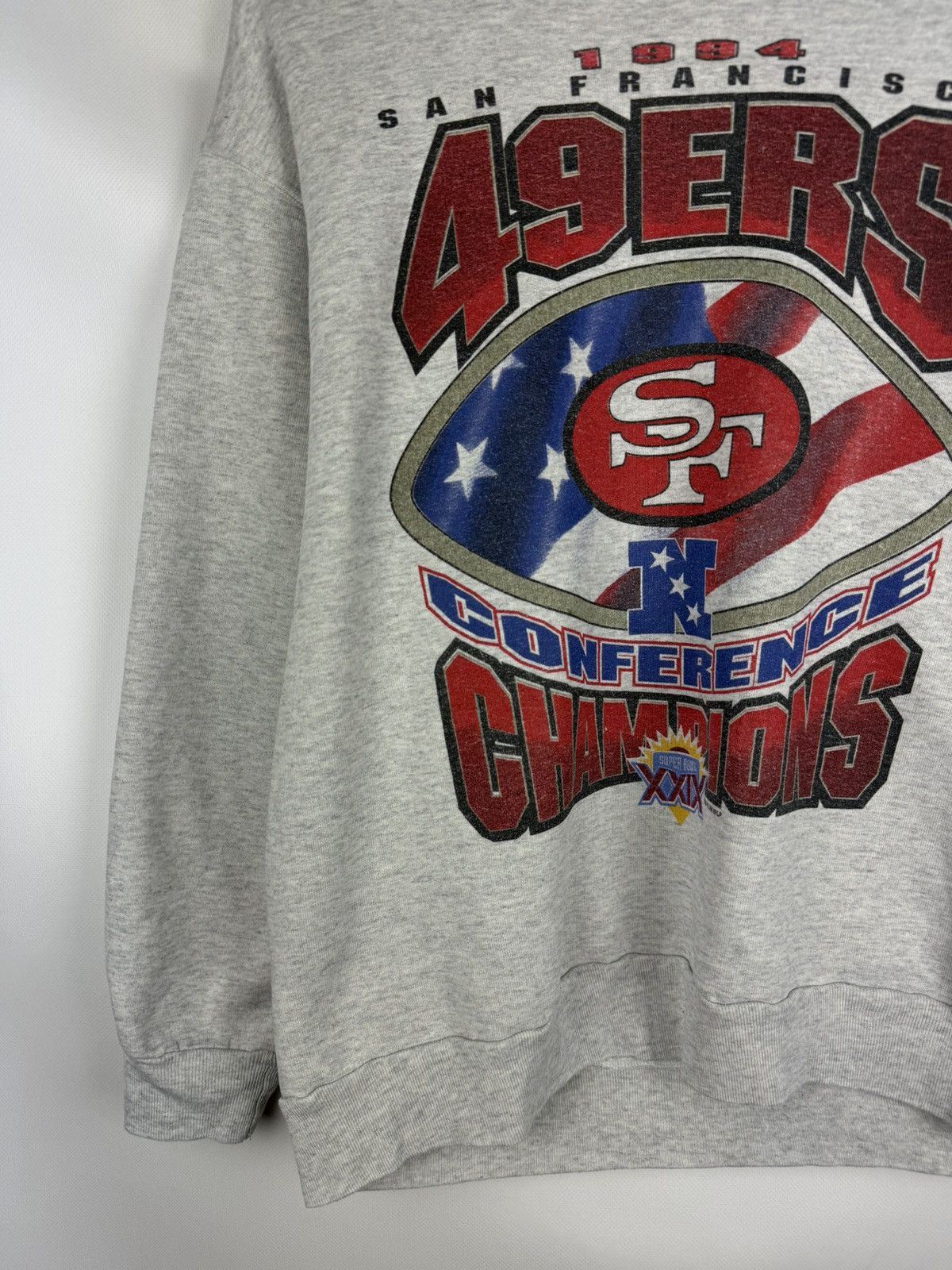 Starter × Vintage VTG Starter 49ers San Francisco 1995 Sweatshirt Pullover Size US M / EU 48-50 / 2 - 5 Thumbnail
