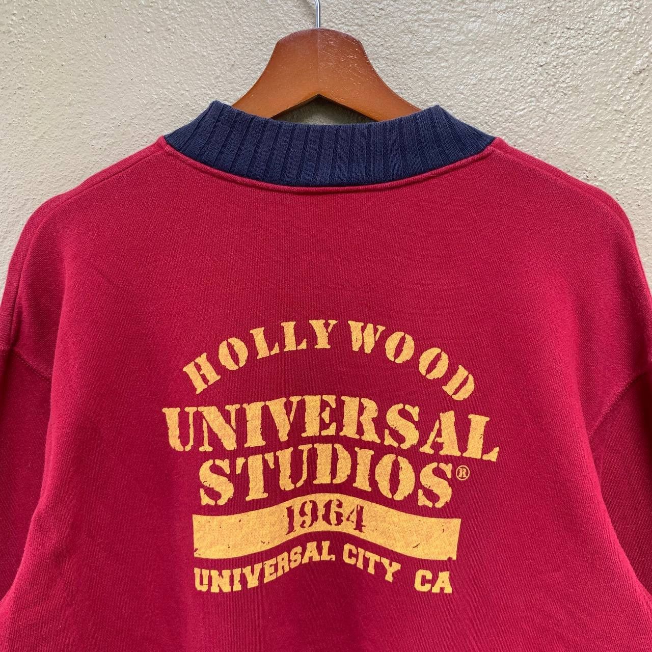 Universal Studios Vintage UNIVERSAL STUDIOS Japan Quarter Zip Sweatshirt Size US L / EU 52-54 / 3 - 4 Thumbnail