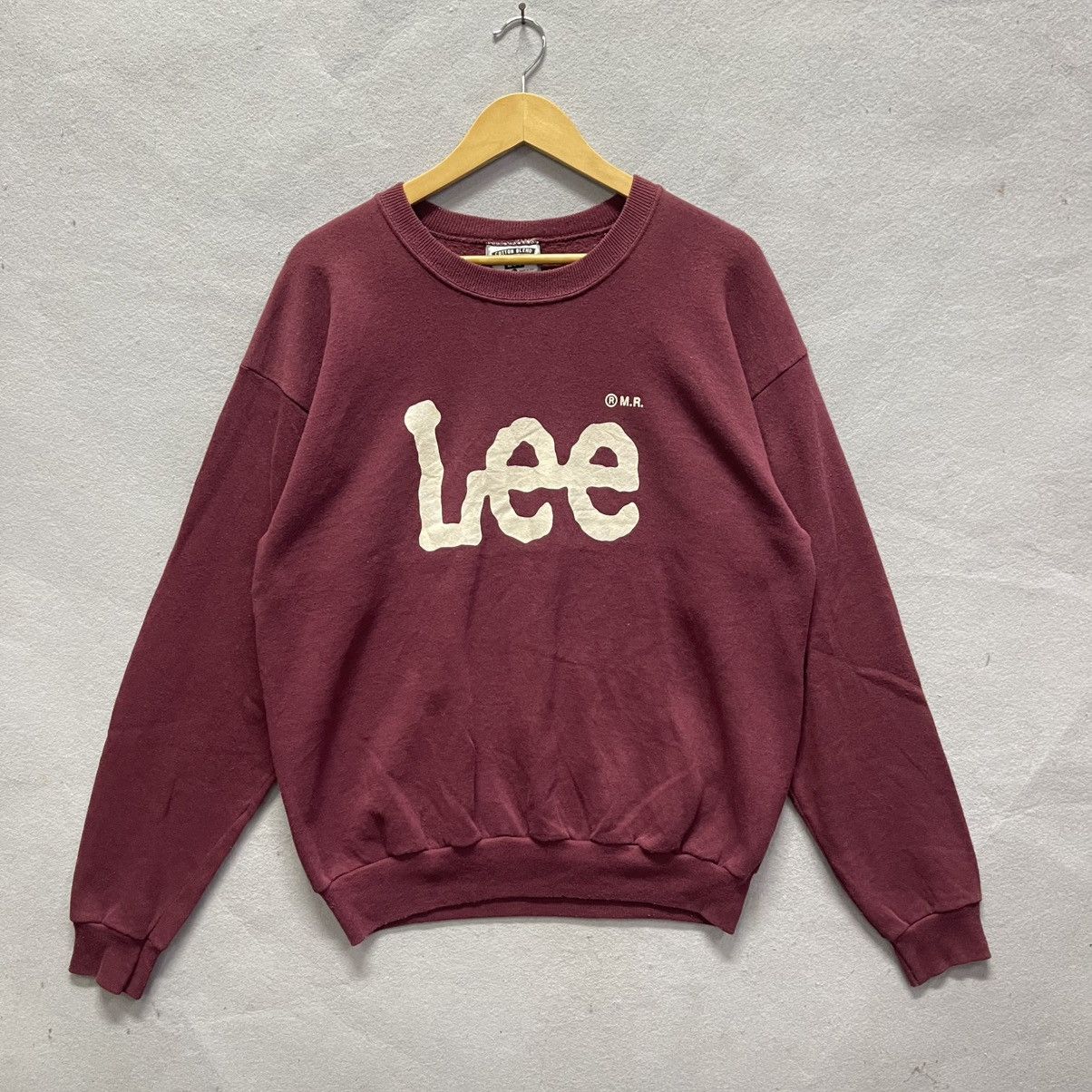 Lee Vintage 1980s Lee Cotton Blend Sweatshirt – Made in USA Size US L / EU 52-54 / 3 - 1 Thumbnail