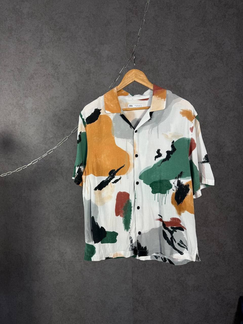 Zara Zara Man art crazy hawaiian shirt Size US M / EU 48-50 / 2 - 1 Thumbnail
