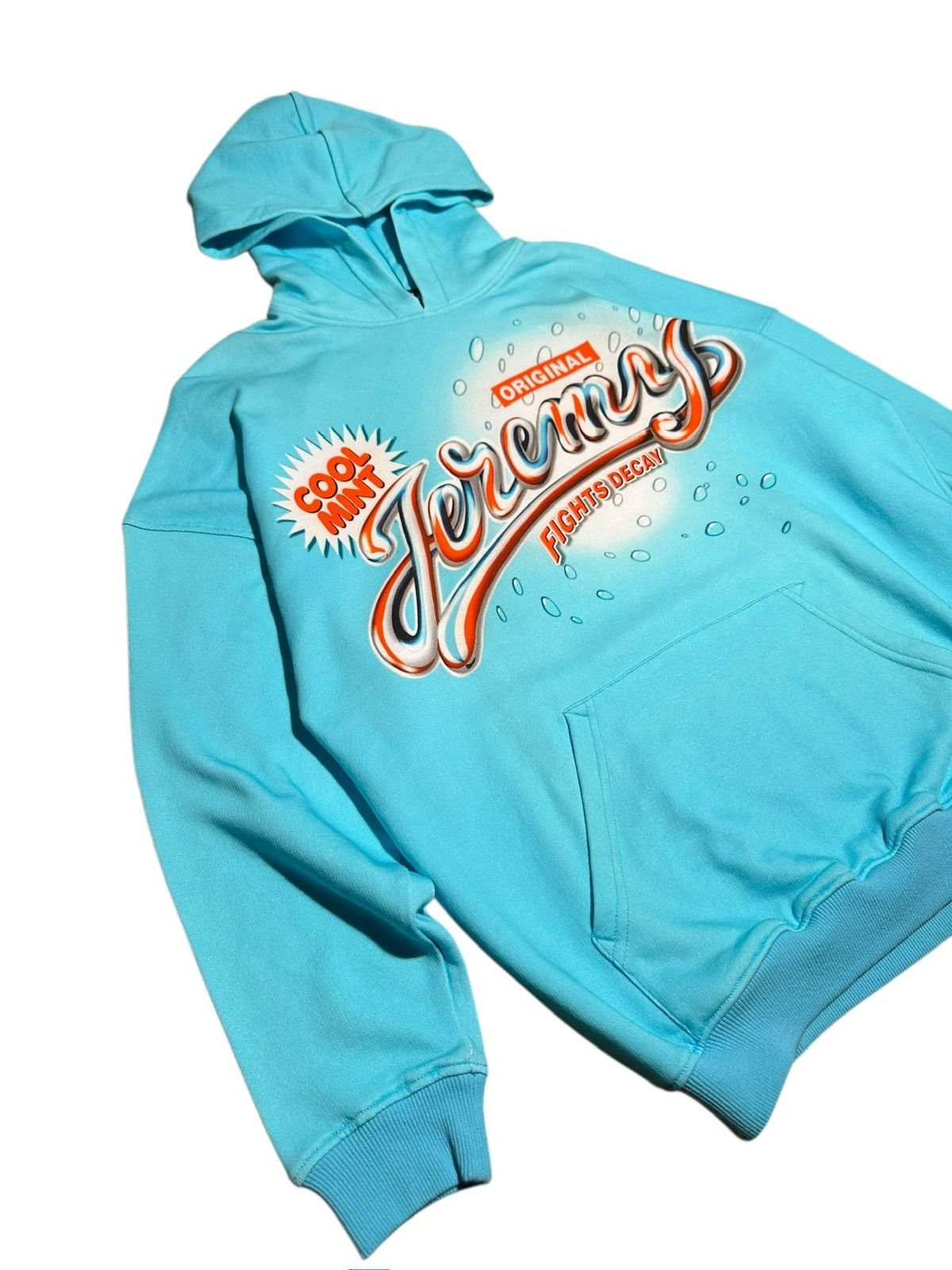 Jeremy Scott Jeremy Scott “Cool Mint” Hoodie – Archive / Runway Era Size L / US 10 / IT 46 - 7 Thumbnail