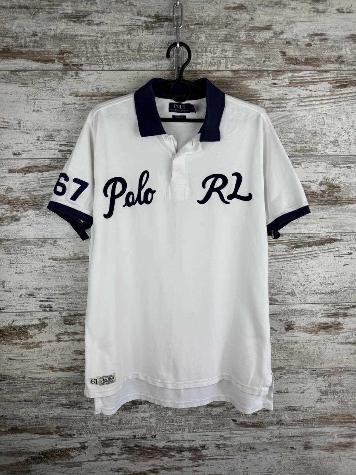 Polo Ralph Lauren × Vintage Mens Vintage Polo Ralph Lauren rugby polos y2k rare t-shirt Size US L / EU 52-54 / 3 - 2 Thumbnail