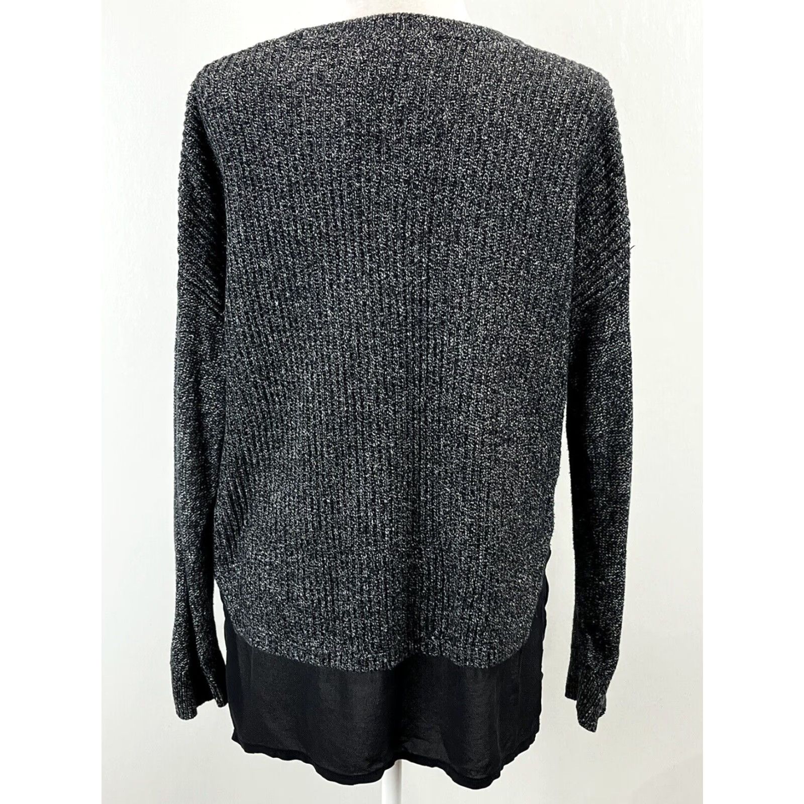 Madewell Madewell Crew Neck Pullover Sweater Adult Medium Women's Grey Black Size M / US 6-8 / IT 42-44 - 3 Thumbnail