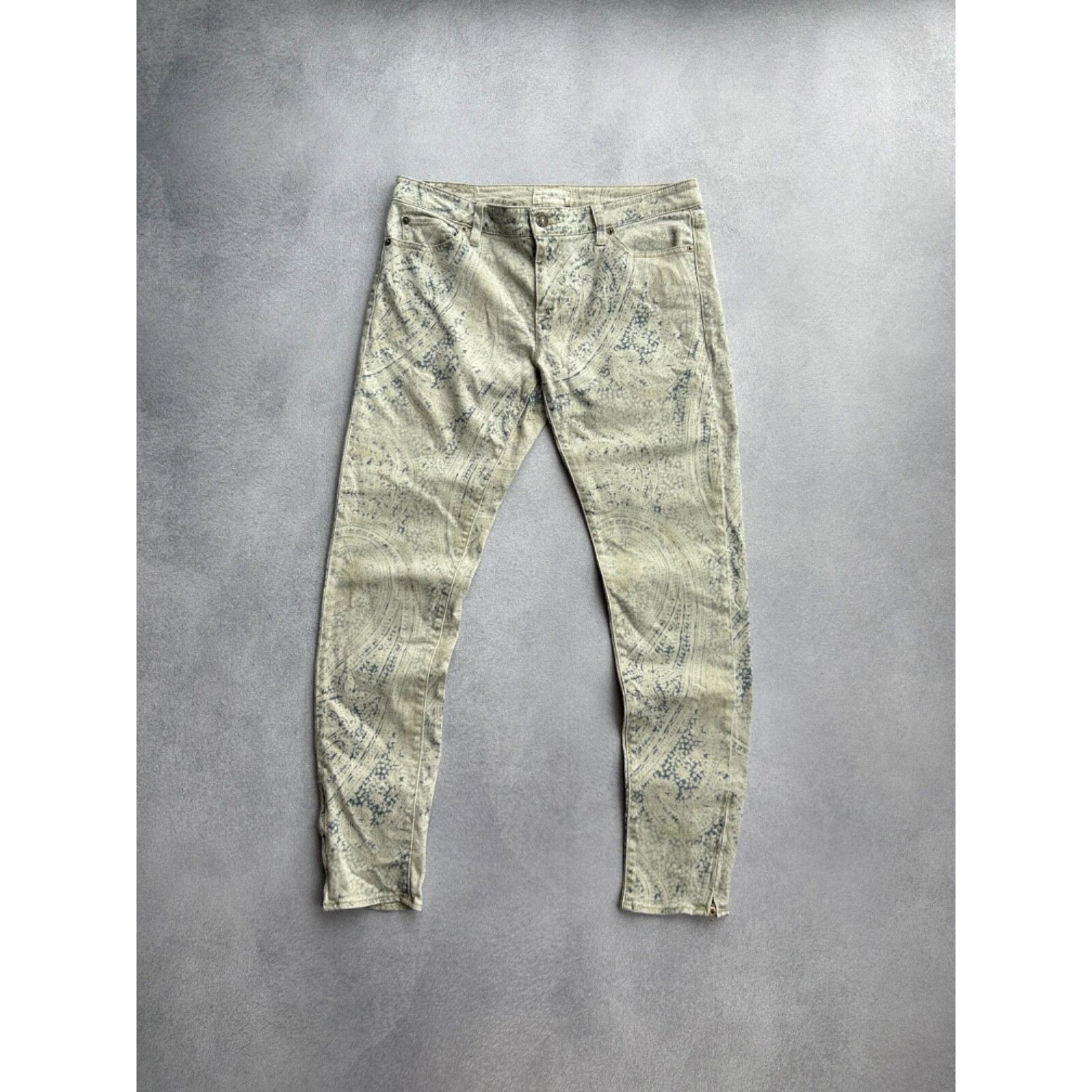 Polo Ralph Lauren VTG Denim&Supply Ralph Lauren Paisley Print Ankle Zip Pants Size US 30 / EU 46 - 6 Thumbnail