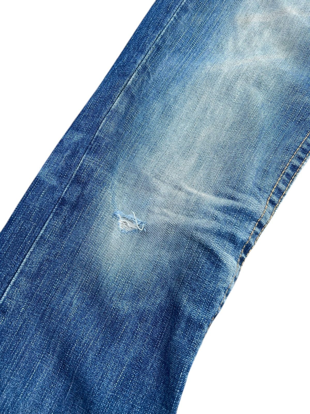 Kapital YOSHITOMO NARA LOLITA Exotic Vintage Distressed Denim Jeans Size US 30 / EU 46 - 9 Thumbnail