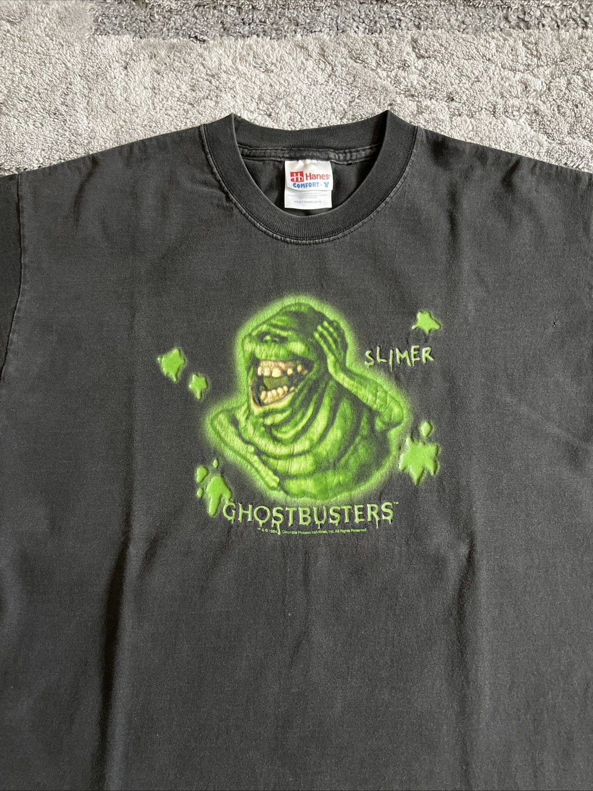 Hanes Vintage ghost buster t shirt (slimer) t shirt Size US M / EU 48-50 / 2 - 1 Thumbnail