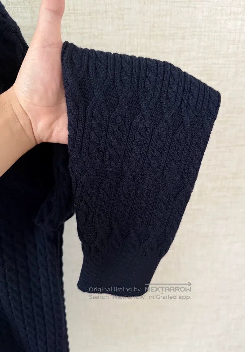 Loro Piana Loro Piana 12 Micron Ultrafine Merino Wool Thick Twist Kni Size US L / EU 52-54 / 3 - 4 Thumbnail