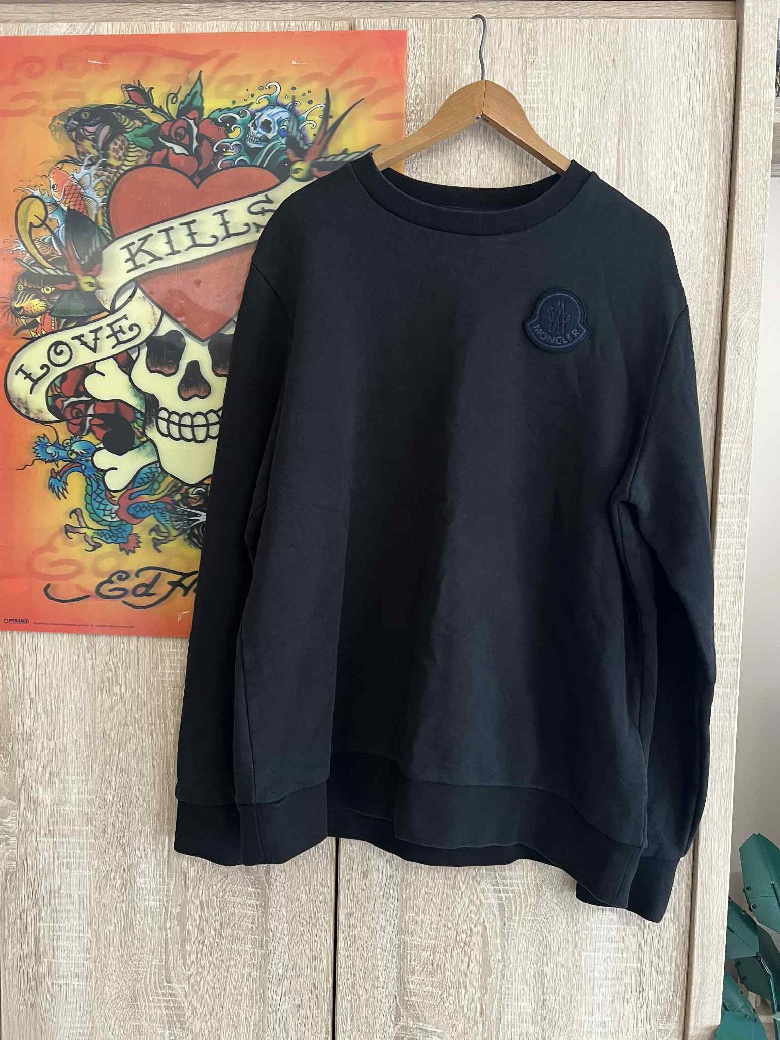 Moncler Moncler tonal Patch logo sweatshirt Size US XXL / EU 58 / 5 - 1 Thumbnail