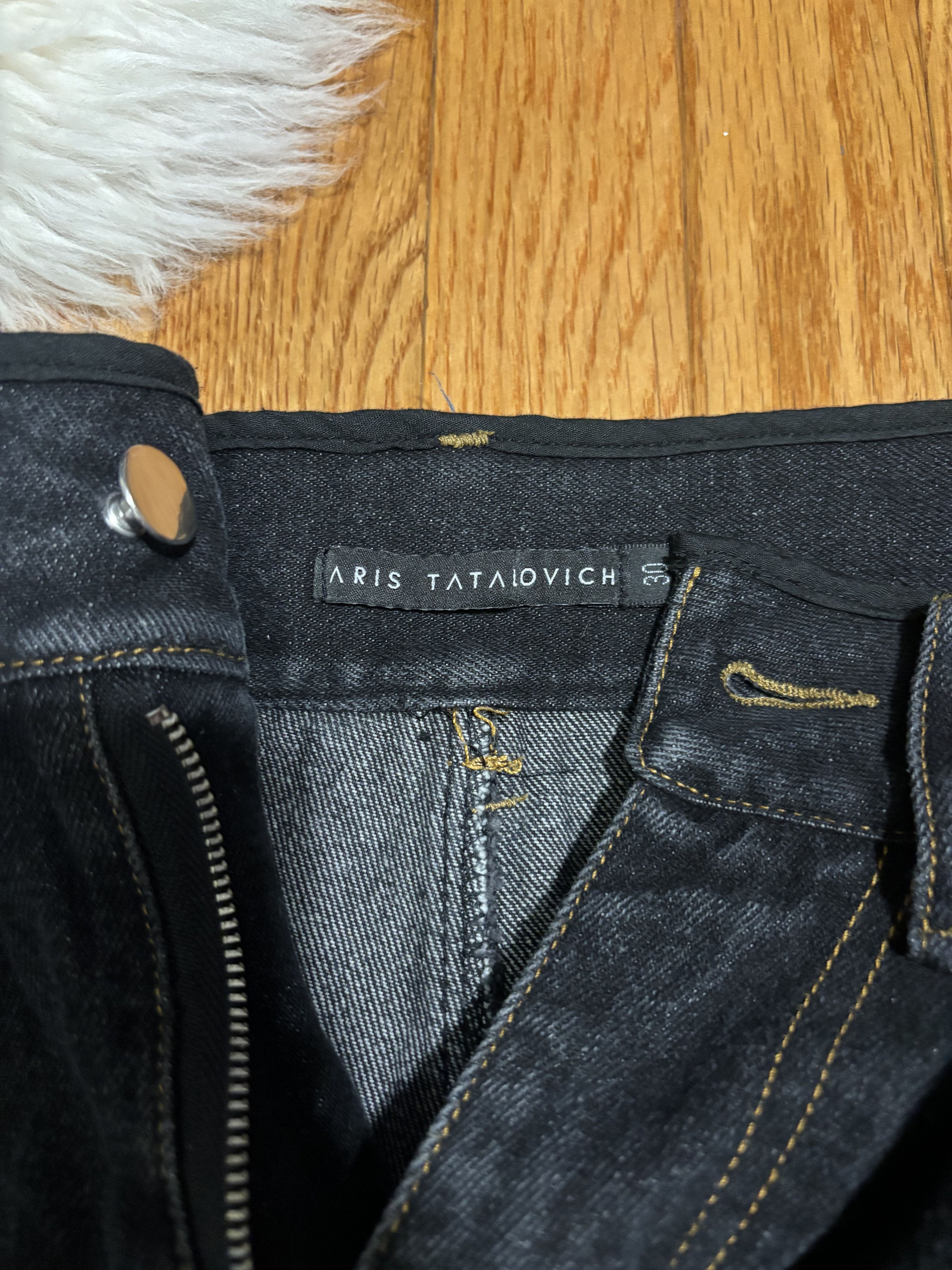 Aris Tatalovich FOOTBALL HELMET DENIM SHORTS Size US 30 / EU 46 - 2 Thumbnail