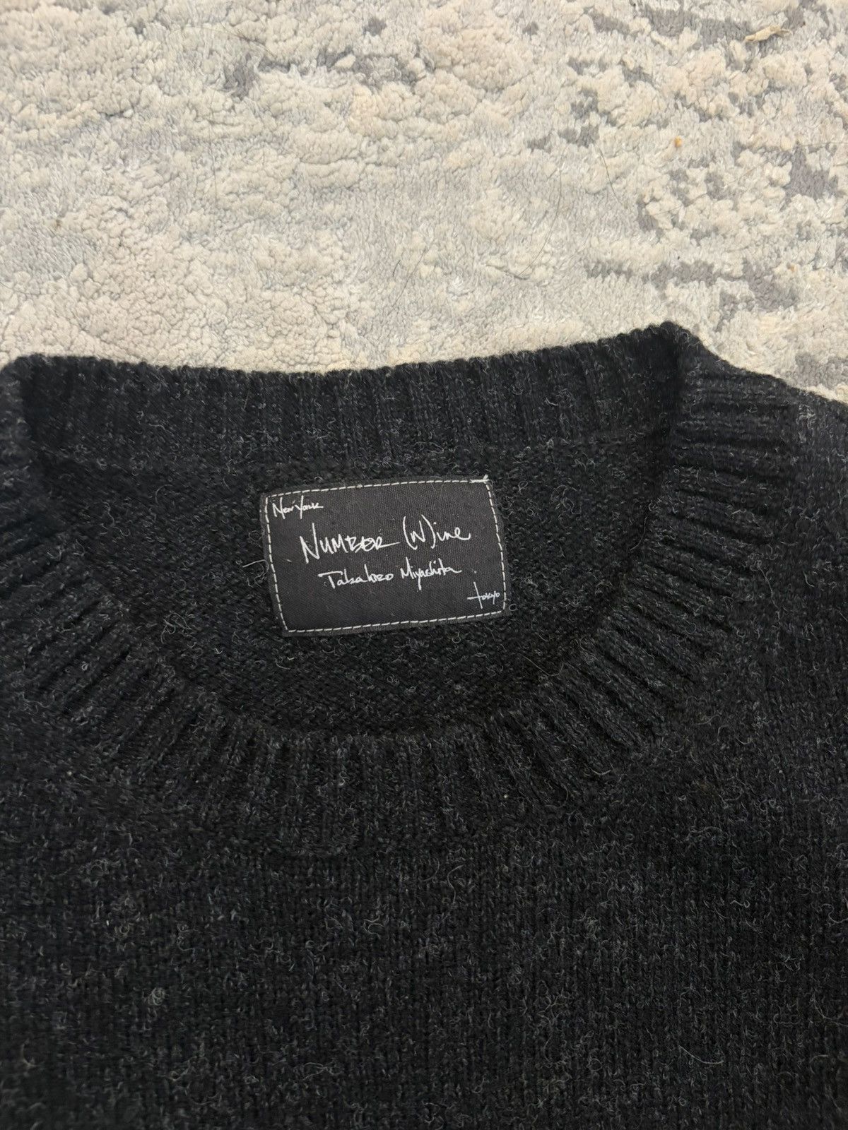 Number (N)ine FW06 Scar Stitch Knit Sweater Size US S / EU 44-46 / 1 - 6 Thumbnail