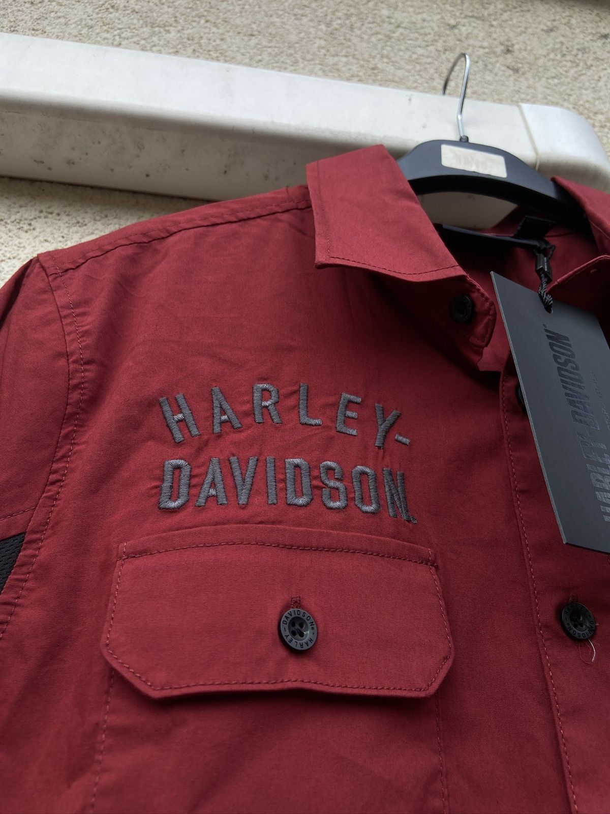 Harley Davidson Harley Davidson Mechanic Shirt Tee vintage merch opium y2k Size US M / EU 48-50 / 2 - 2 Thumbnail