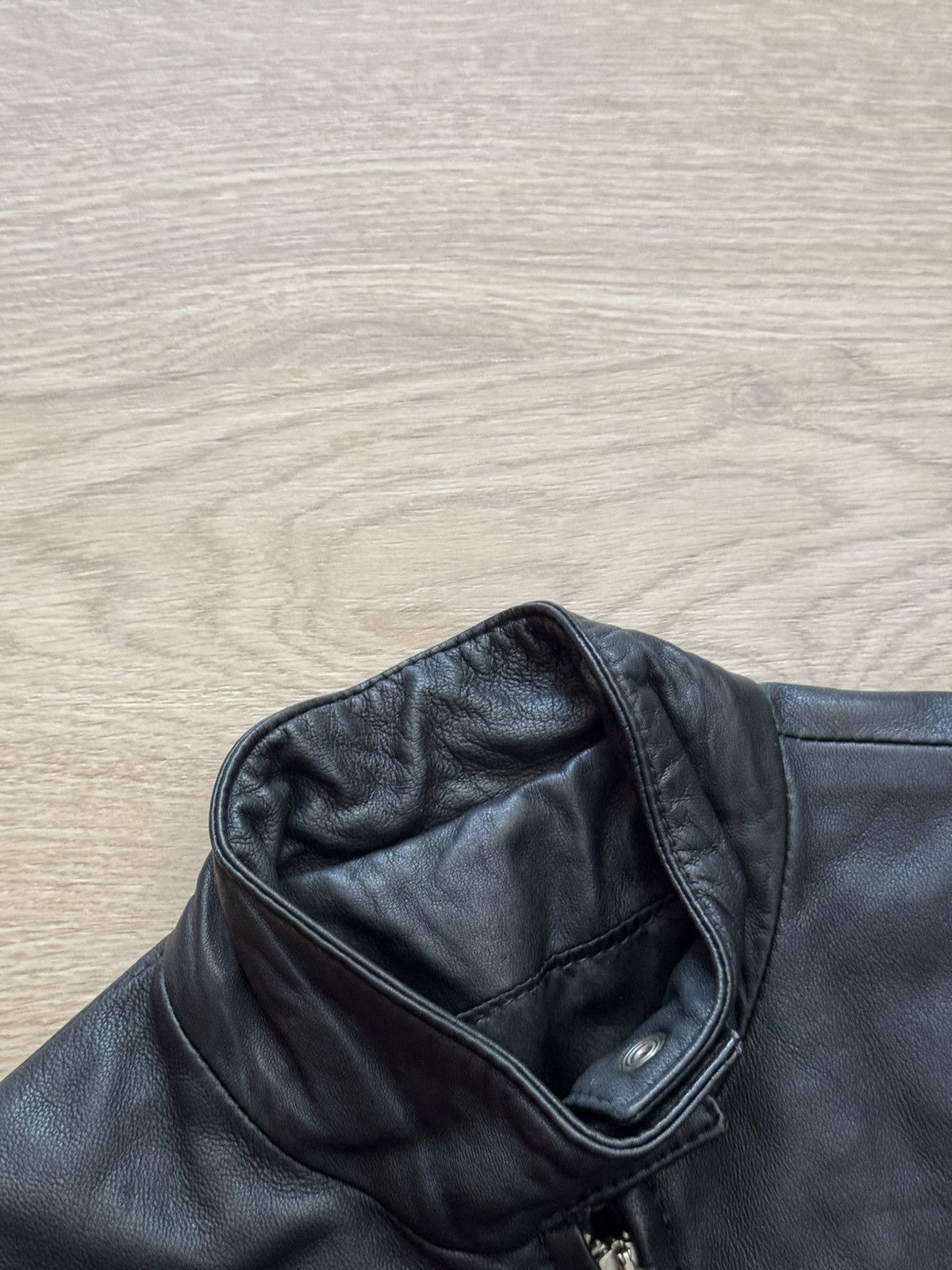 Genuine Leather Vintage 90-00’s Genuine Leather Women’s Moto Racing Jacket Size M / US 6-8 / IT 42-44 - 4 Thumbnail