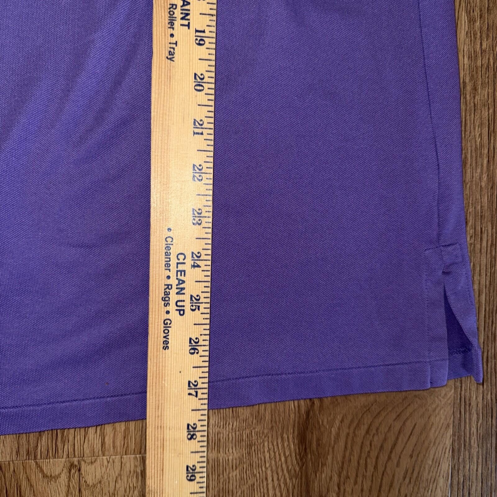 Other Vtg Polo Golf Shirt Big Pony Purple Green Mens Pima Pro Fit Size US L / EU 52-54 / 3 - 8 Thumbnail
