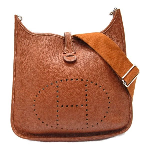 image of Hermes Clemence Evelyne Iii Pm in Brown, Women's
