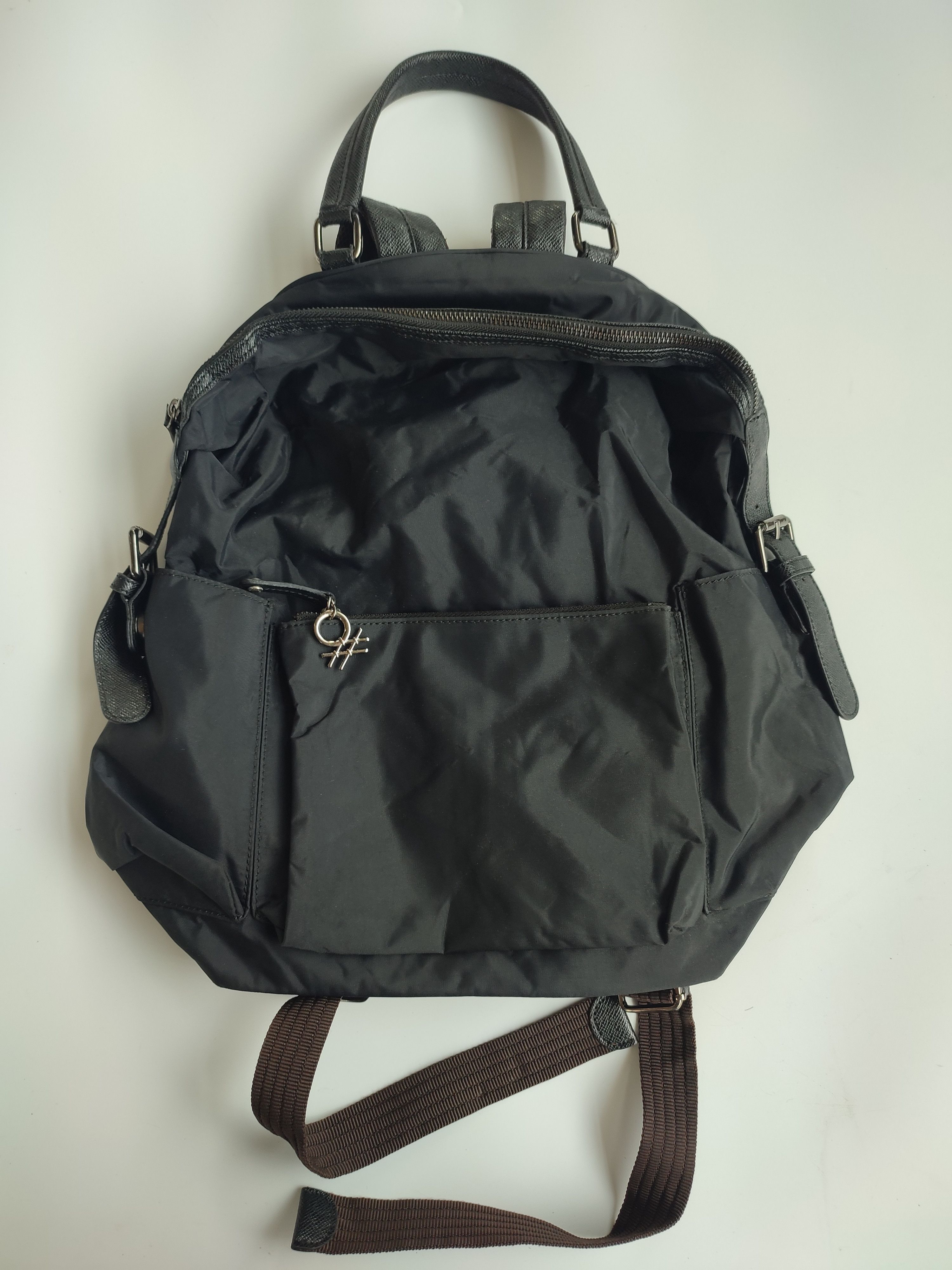 UNITED COLOR BENETTON (UCB) RARE BLACK BACKPACK