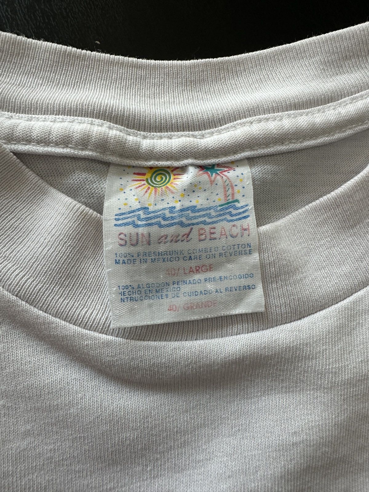 Vintage Vintage Cancun Mexico T-Shirt – Sun & Beach – Made in Mexico Size US L / EU 52-54 / 3 - 4 Thumbnail