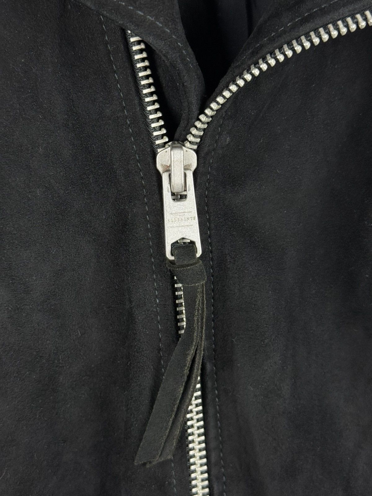 Allsaints Allsaints Bonson Biker Goat Leather Belted Suede Jacket Size US M / EU 48-50 / 2 - 10 Thumbnail