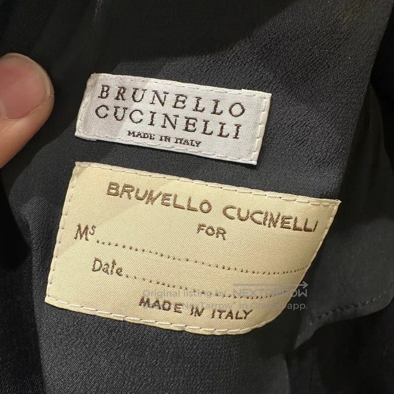 Brunello Cucinelli Brunello Cucinelli Beaded wool blazer Size XS / US 0-2 / IT 36-38 - 3 Thumbnail