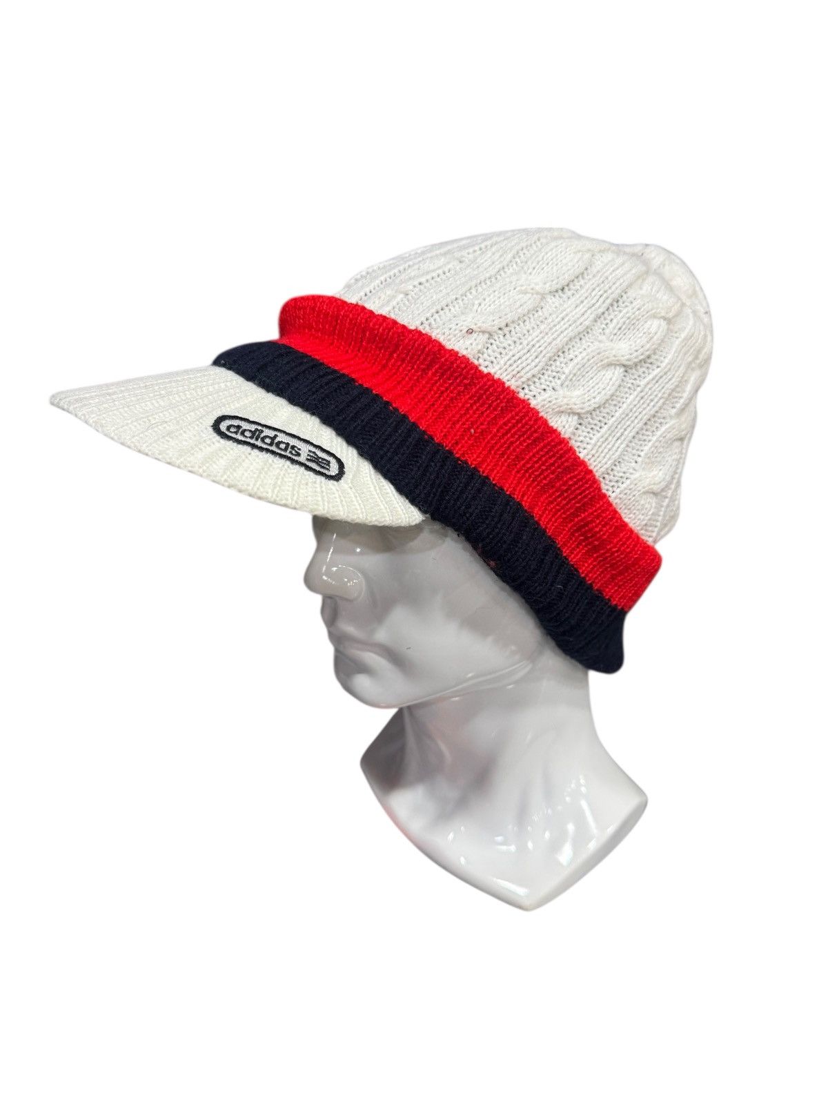 Adidas VINTAGE ADIDAS BEANIE HAT Size ONE SIZE - 1 Thumbnail