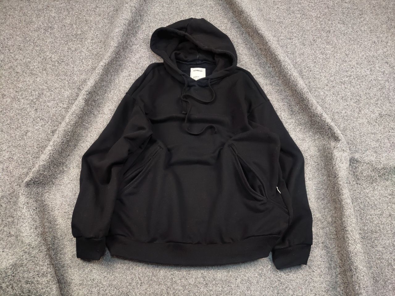 Japanese Brand Bohrhoo Japanese Oversized Black Hooded Avant Garde Size US S / EU 44-46 / 1 - 2 Thumbnail